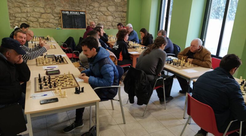 Primers instants Jornada 6 Ponts - Balafia Lliga Escacs