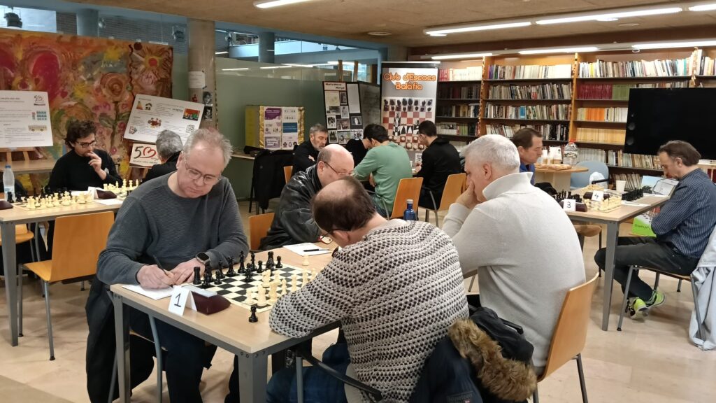Balàfia Chess Club defeats Juneda 4.5–3.5 in a hard-fought match of the Lleida First Provincial Division in the 2026 Catalan Chess League.