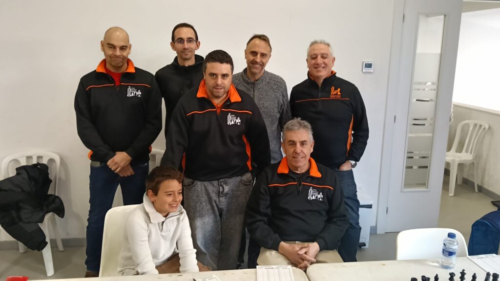 Equipo de ajedrez Balàfia compitiendo en Lleida en la sexta ronda de la Liga Catalana 2026 Primera Provincial